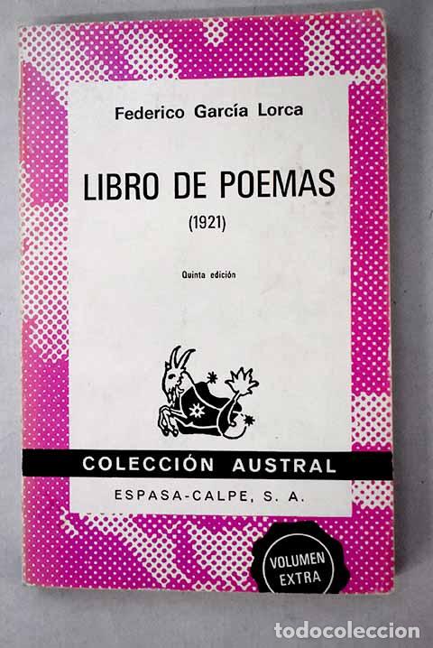 Libros: Libro de poemas (1921).- Garc&iacute;a Lorca, Federico