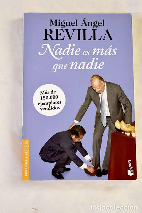 Livros em segunda m&atilde;o: Nadie es m&aacute;s que nadie.- Revilla Roiz, Miguel &Aacute;ngel