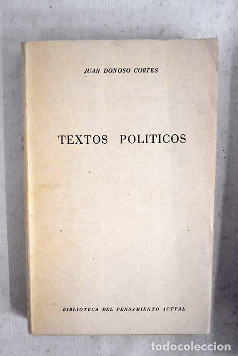 Livres: Textos pol&iacute;ticos: Donoso Cort&eacute;s, Juan.- Donoso Cort&eacute;s, Juan