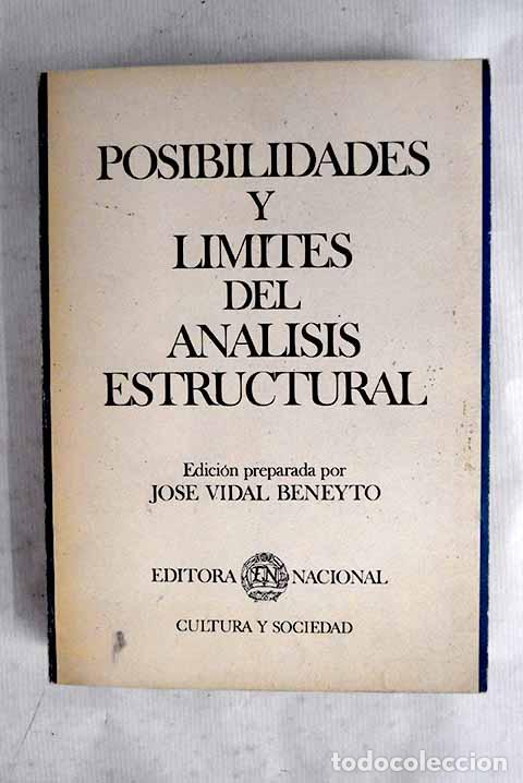 Livres: Posibilidades y l&iacute;mites del an&aacute;lisis estructural
