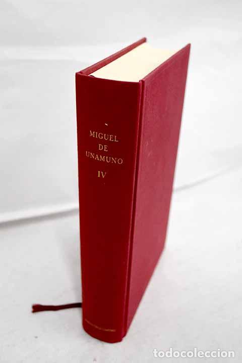 Livres: Obras completas, tomo IV.- Unamuno, Miguel de