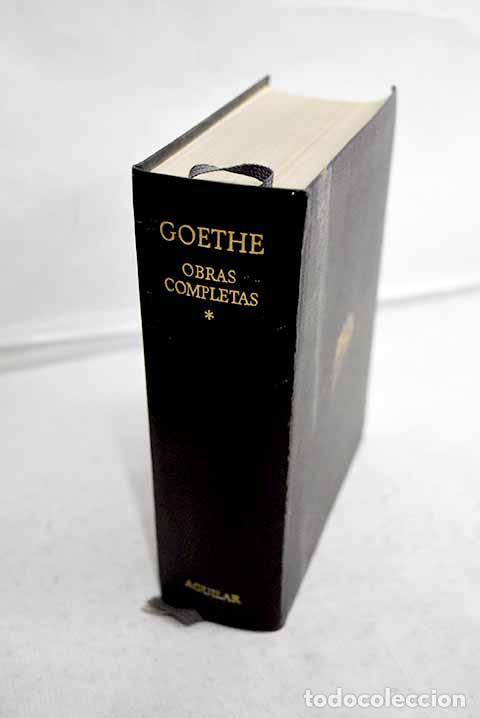 Libros: Obras completas, tomo I.- Goethe, Johann Wolfgang von