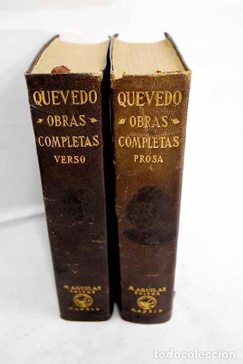 Libros: Obras completas de Don Francisco de Quevedo.- Quevedo y Villegas, Francisco de