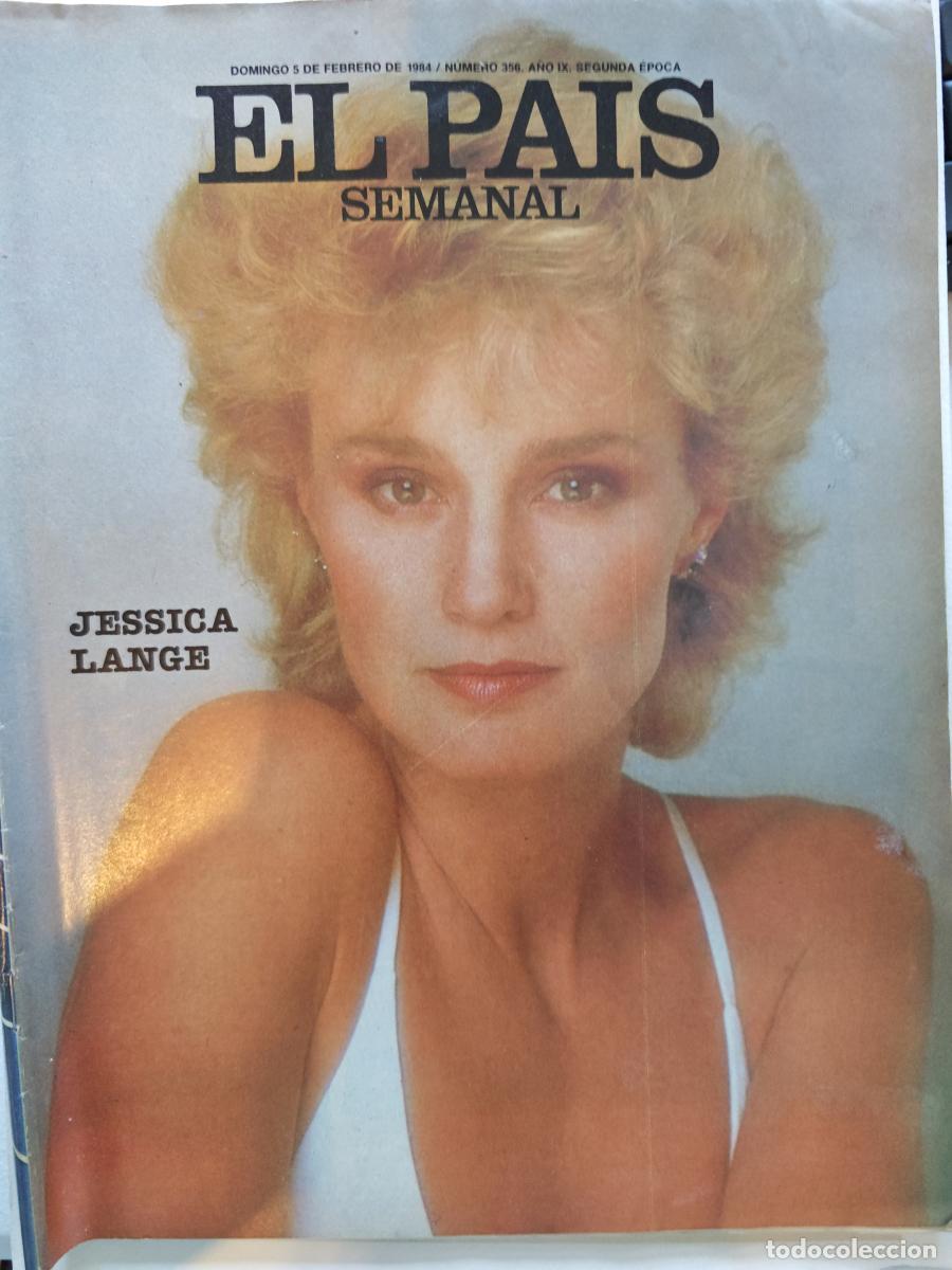 Livres: revista el pais semanal - a&ntilde;o 1984 - n 356 - jessica lange - tdkc108 -