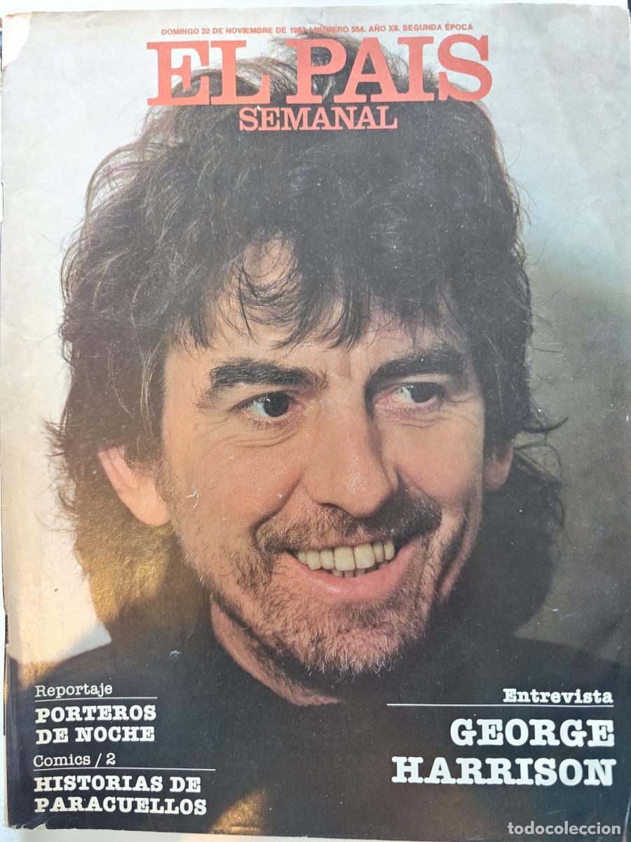 B&uuml;cher: revista el pais semanal - a&ntilde;o 1987 - n 554 - george harrison - tdkc108 -