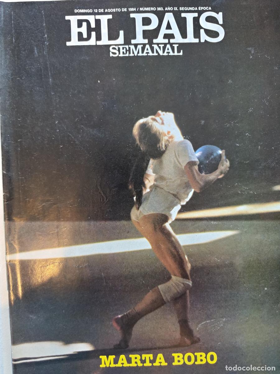 B&uuml;cher: revista el pais semanal - a&ntilde;o 1984 - n 383 - marta bobo - tdkc108 -