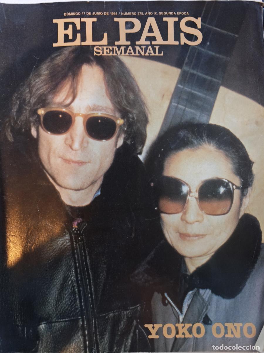 Livros em segunda m&atilde;o: revista el pais semanal - a&ntilde;o 1984 - n 375 - yoko ono - tdkc108 -