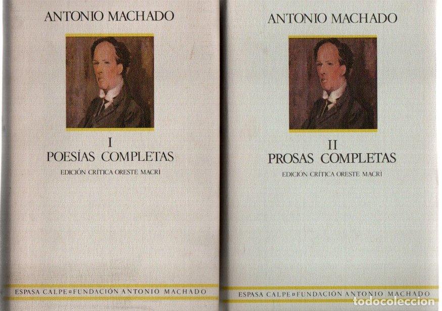 Libros: Obra completa I y II (2 vol.) - Machado, Antonio