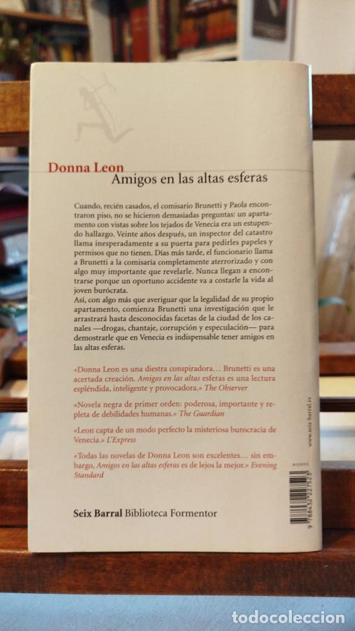 Libros: Amigos en las Altas Esferas - Leon, Donna - Foto 3