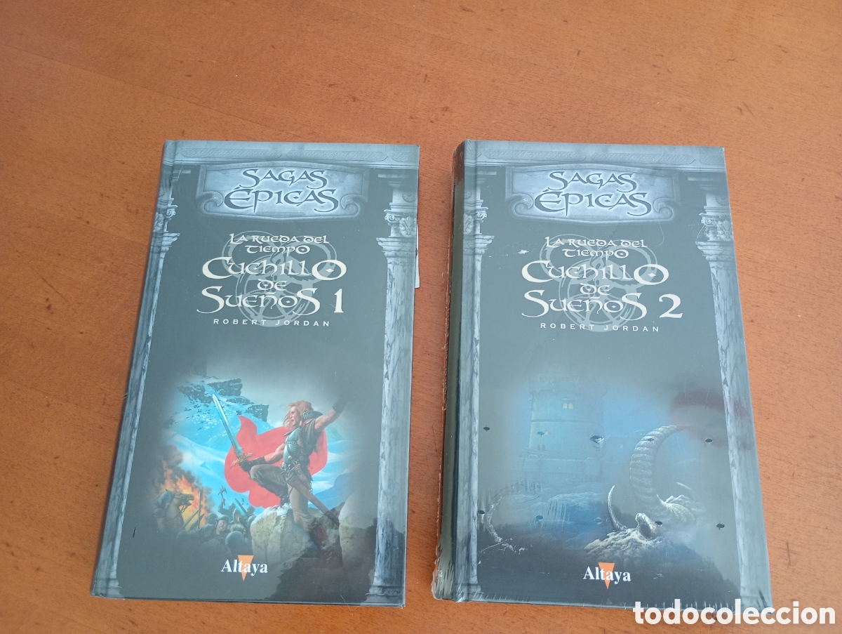 Libros: Sagas &eacute;picas.La rueda del tiempo.Cuchillo de sue&ntilde;os 1 y 2