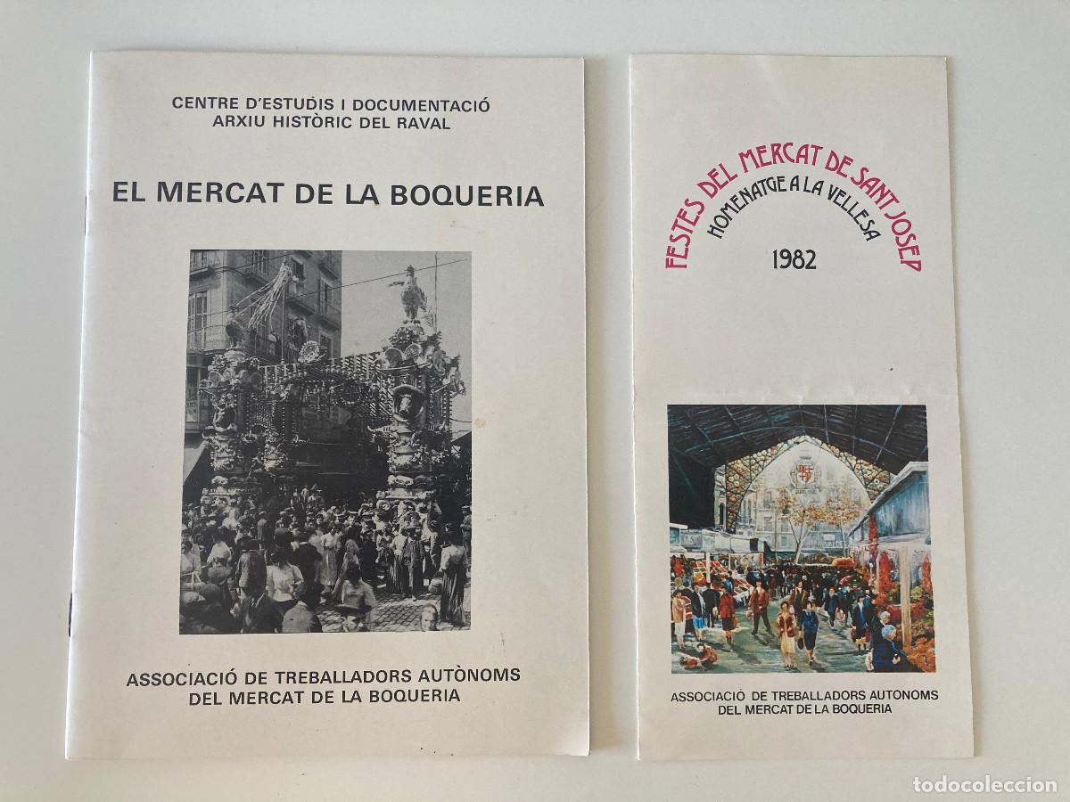 Libros: FOLLETO: EL MERCAT DE LA BOQUERIA 1981 CATAL&Agrave;