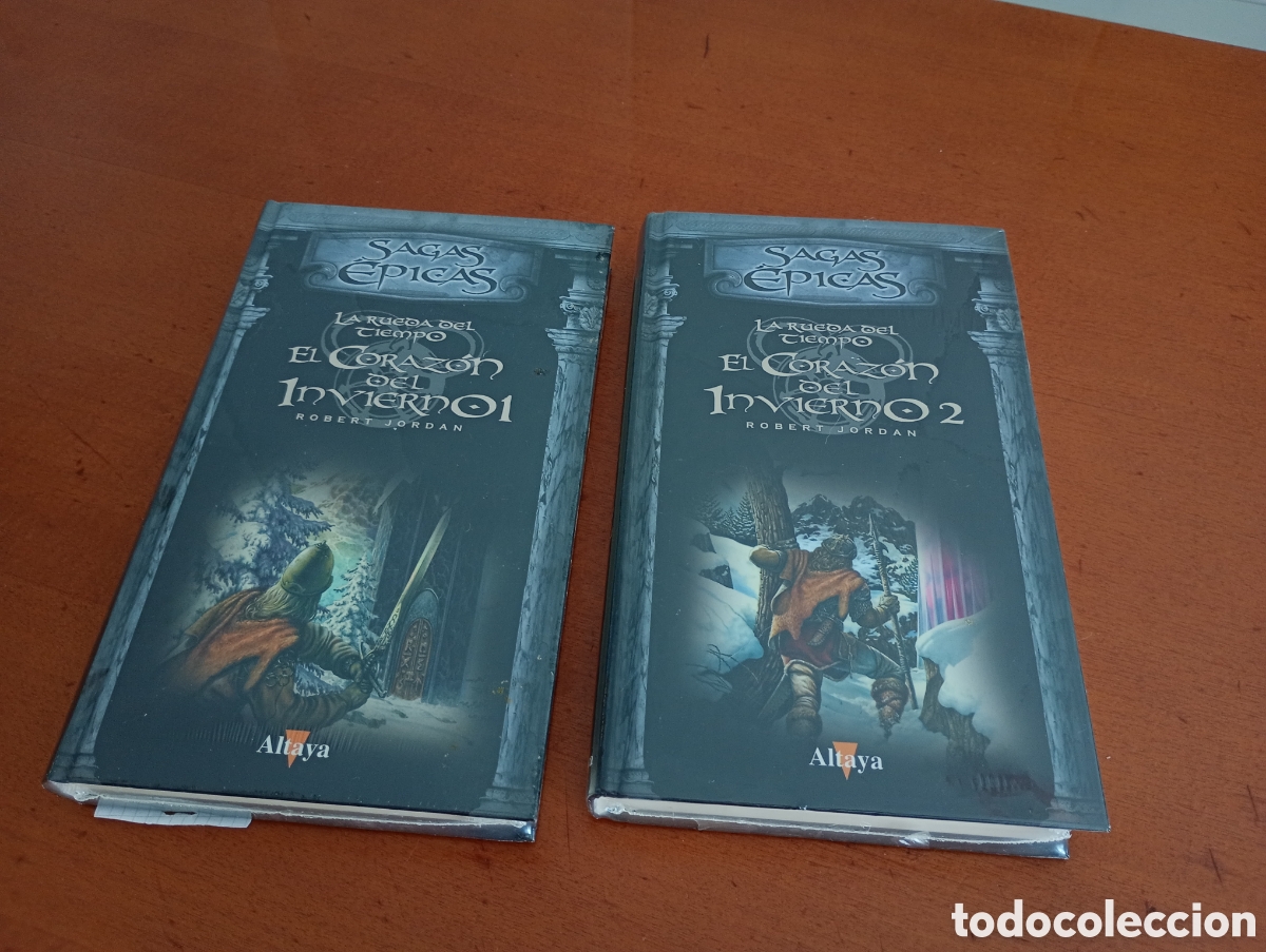 Libros: El coraz&oacute;n del invierno 1 y 2.Sagas &eacute;picas.la rueda del tiempo