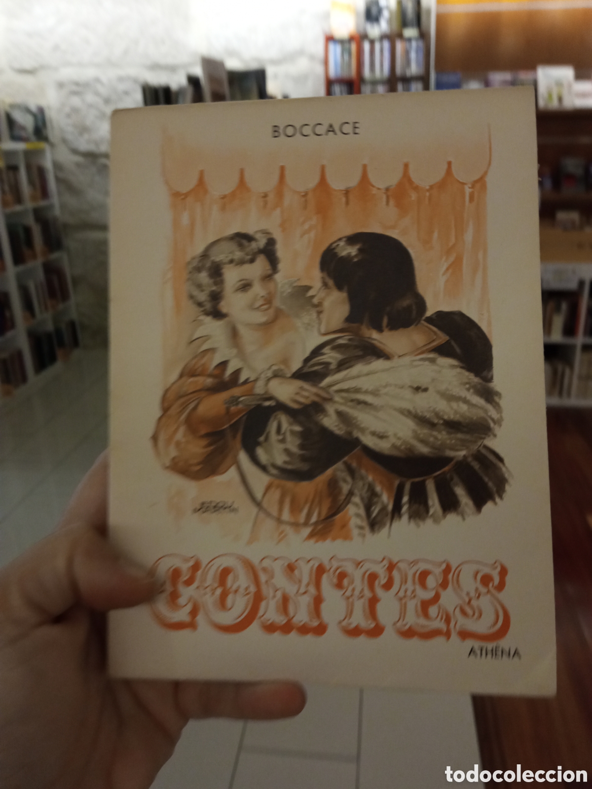 Libros: Contes de Boccace - Edition Ath&eacute;na de 1949 illustr&eacute; par Edou Martin- Numerada