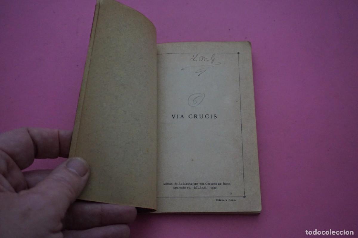 Libri di seconda mano: AMF-17B/ VIA CRUCIS - EL MENSAJERO DEL CORAZON DE JESUS - BILBAO 1922