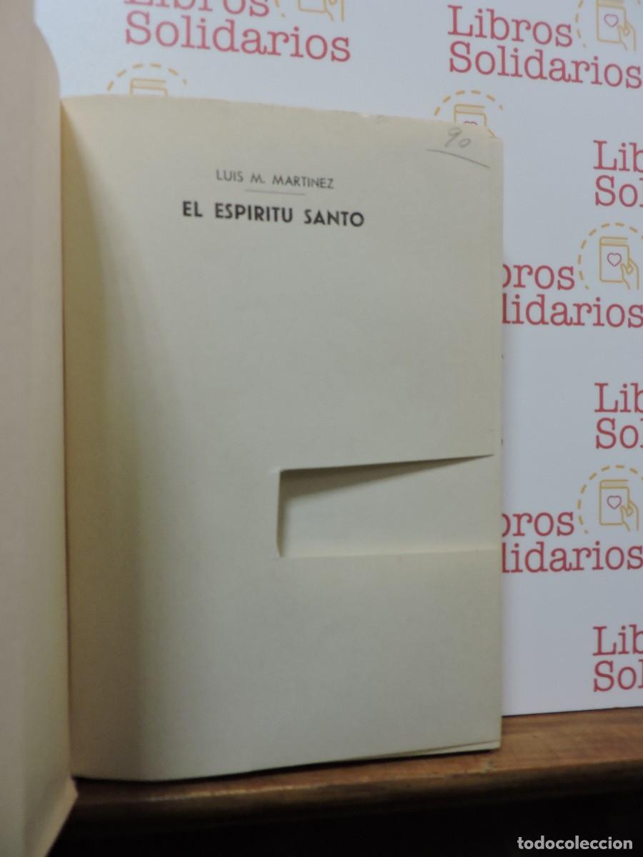 Libros: El Esp&iacute;ritu Santo. M. MART&Iacute;NEZ, Luis. Ed. Studium. Madrid, 1963 - Foto 3