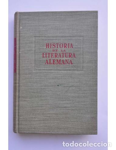 Livres: Historia de la literatura alemana - MARTINI, Fritz