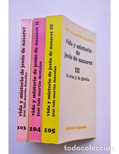 Livres: Vida y misterio Jes&uacute;s de Nazaret - MART&Iacute;N DESCALZO, Jos&eacute; Luis