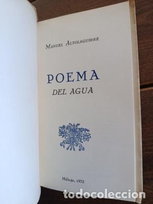 Libros: POEMA DEL AGUA - MANUEL ALTOLAGUIRRE - Foto 2