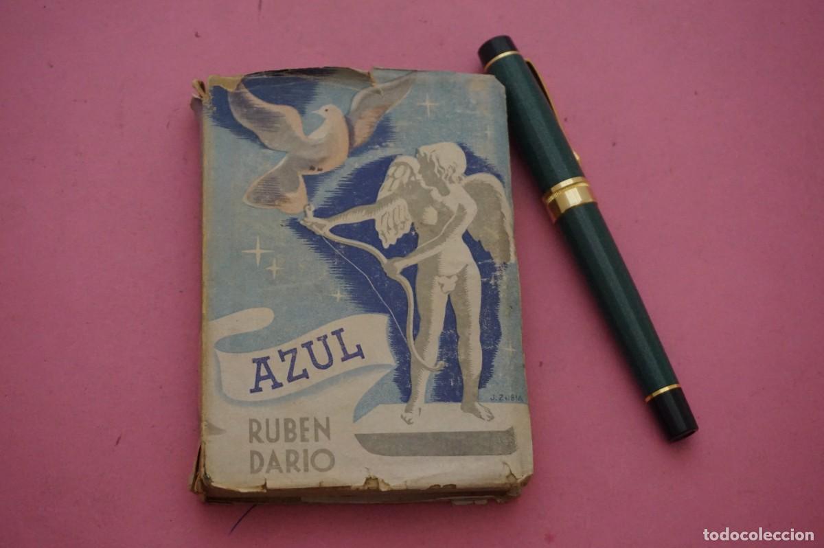 Libros: AMF-17E/ AZUL - RUBEN DARIO - MADRID 1943