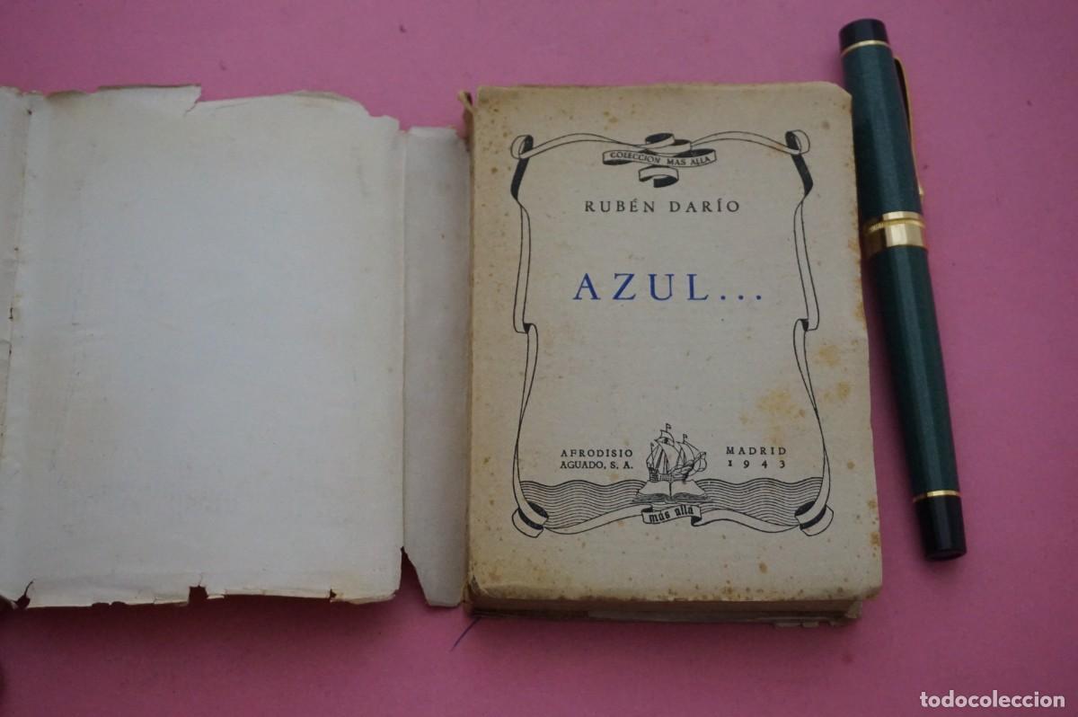 Libros: AMF-17E/ AZUL - RUBEN DARIO - MADRID 1943 - Foto 3