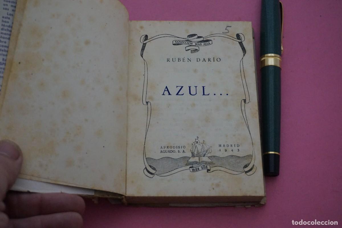 Libros: AMF-17E/ AZUL - RUBEN DARIO - MADRID 1943 - Foto 4