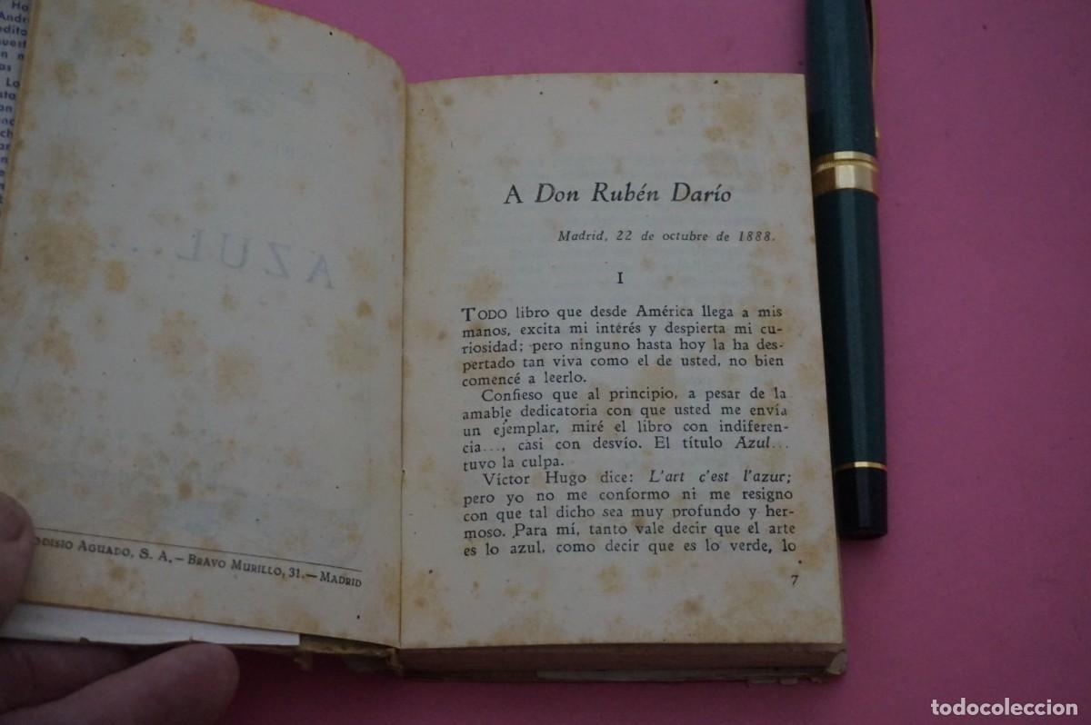 Libros: AMF-17E/ AZUL - RUBEN DARIO - MADRID 1943 - Foto 5