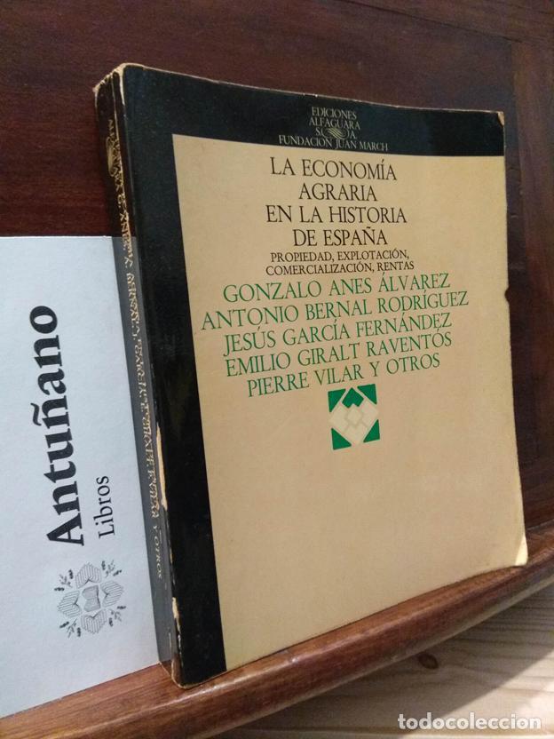 books: La econom&iacute;a agraria de Espa&ntilde;a