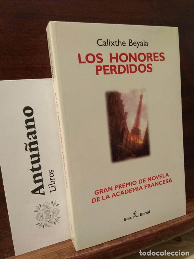 Libros: Los honores perdidos