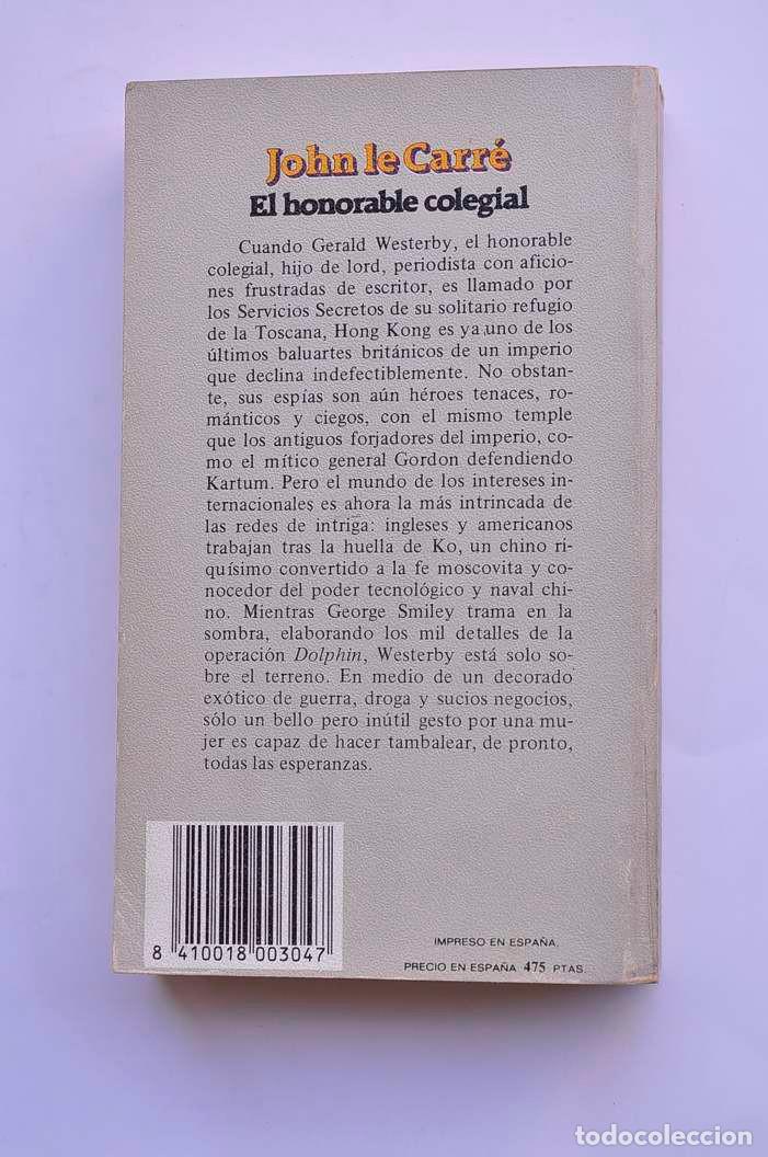 Libros: El honorable colegial - LE CARR&Eacute;, John - Foto 3
