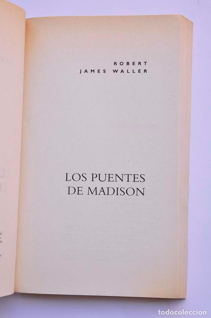 Libros: Los puentes de Madison - WALLER. Robert James - Foto 2