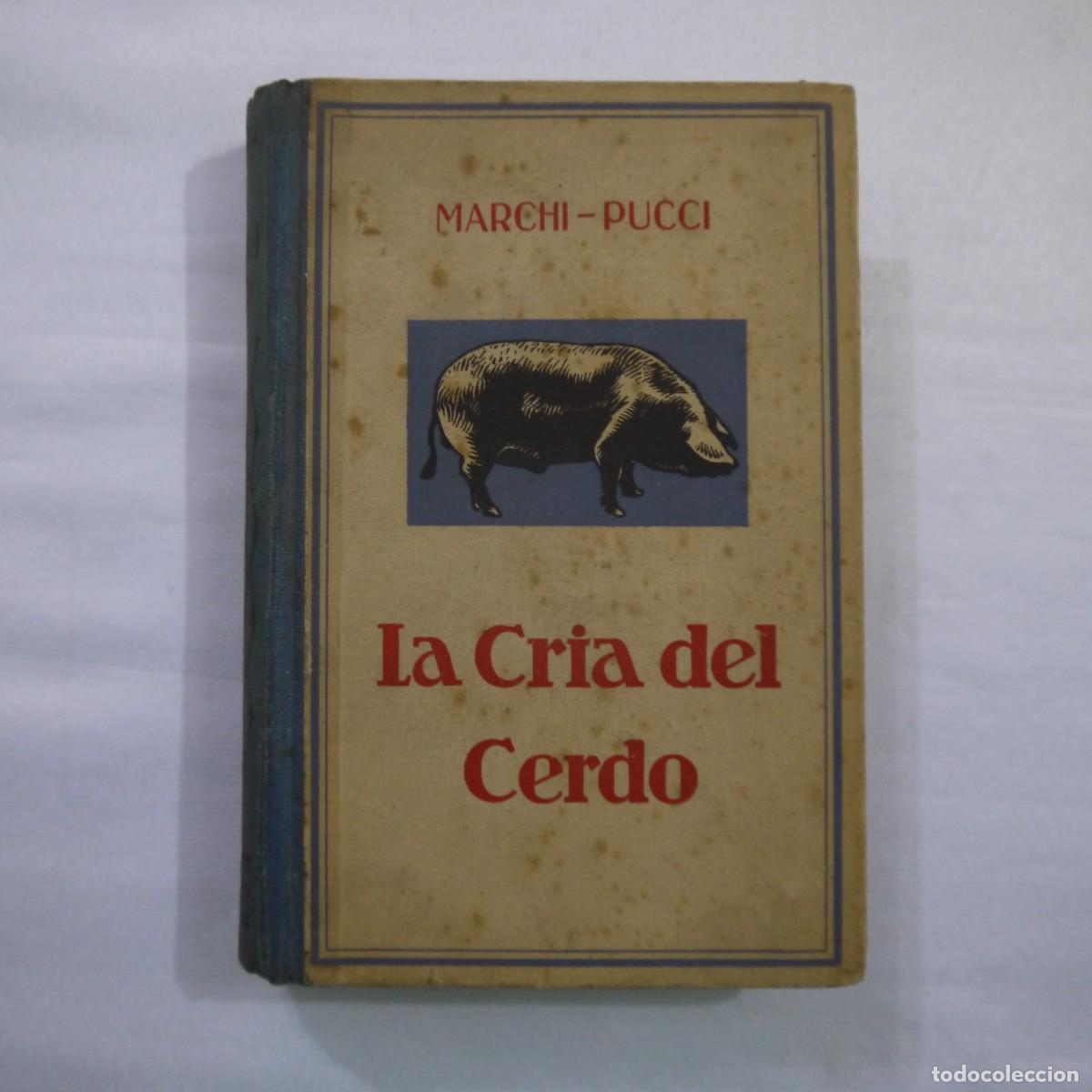 Libros: LA CRIA DEL CERDO - E. MARCHI Y C. PUCHI - GUSTAVO GILI - 1942