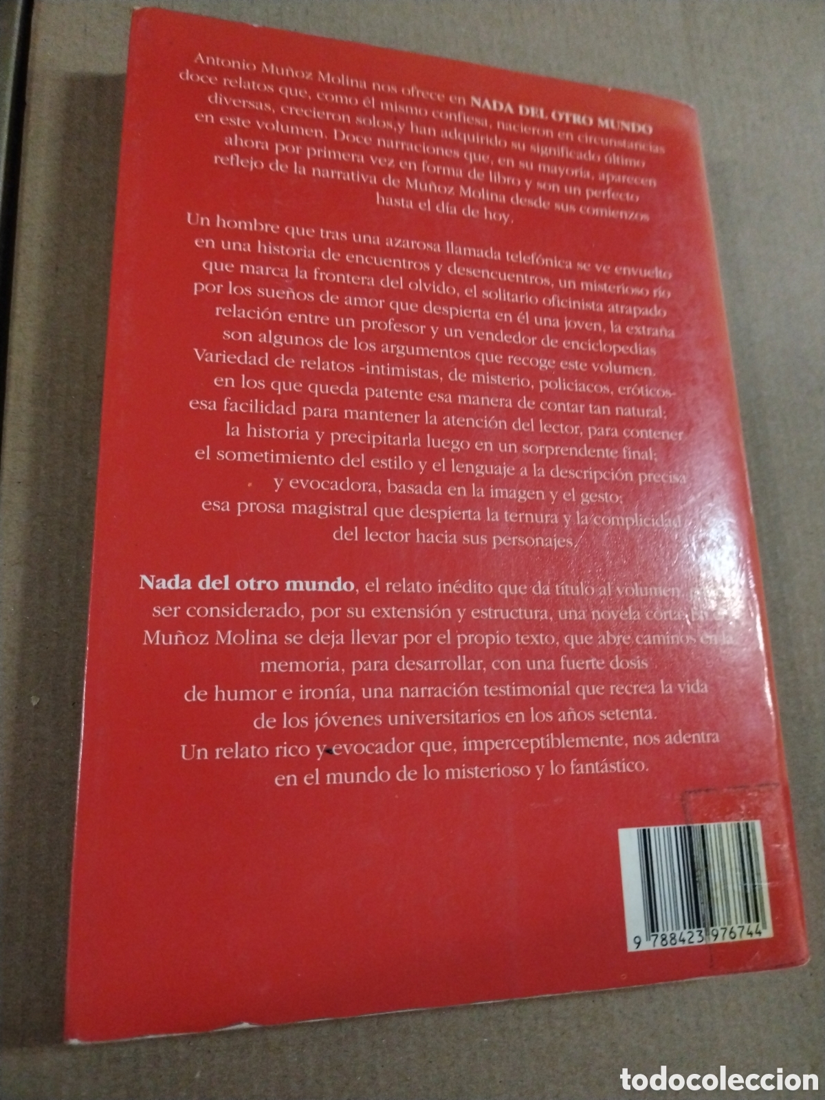 Libros: NADA DEL OTRO MUNDO. ANTONIO MU&Ntilde;OZ MOLINA - Foto 2
