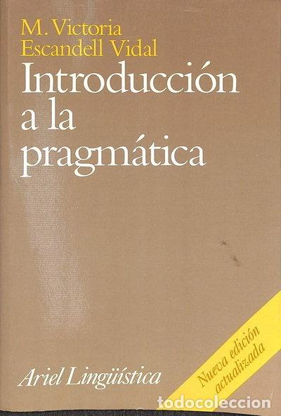 books: Introducci&oacute;n a la pragm&aacute;tica- 9788434482203