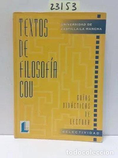 B&uuml;cher: Textos de filosof&iacute;a COU- 9788487482052