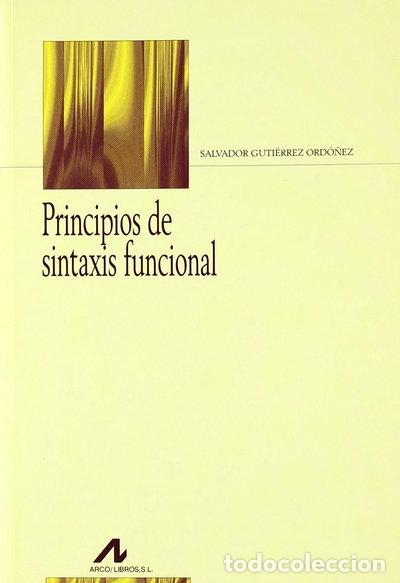 Libros: Principios de sintaxis funcional- 9788476352823