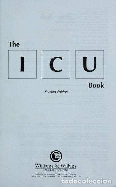 Livres: The ICU Book- 9780683055658
