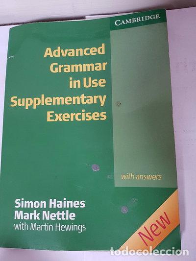 Libros: Advanced Grammar in Use Supplementary Exercises with Answers- 9780521788076
