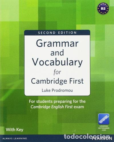 Libros: Grammar and Vocabulary for Cambridge First- 9781408290590