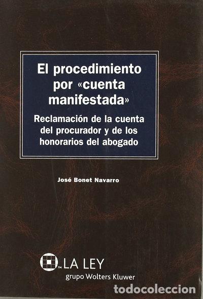 Libros: El procedimiento por cuenta manifestada- 9788481263091