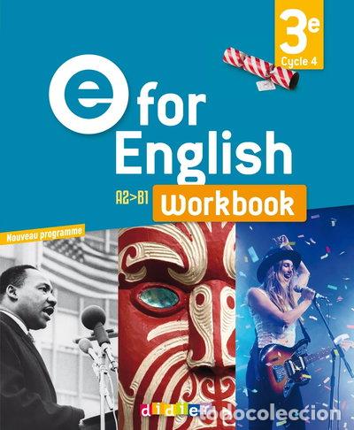books: E for English 3e - Anglais Ed.2017 - Workbook- 9782278088119