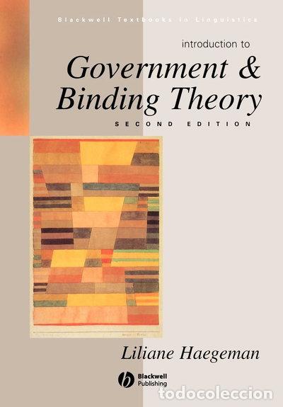 Livres: Introduction to Government and Binding Theory- 9780631190677