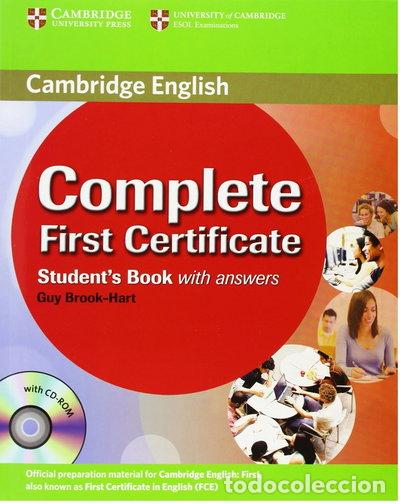 Libros: Complete First Certificate Student's Book- 9780521698269