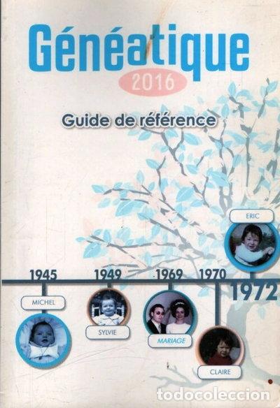 books: G&eacute;n&eacute;atique 2016- 9782875760081