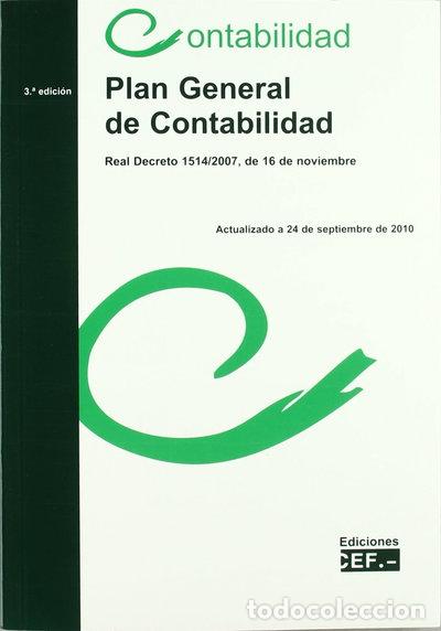 Libros: Plan General de Contabilidad- 9788445417072