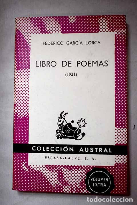Livres: Libro de poemas (1921).- Garc&iacute;a Lorca, Federico
