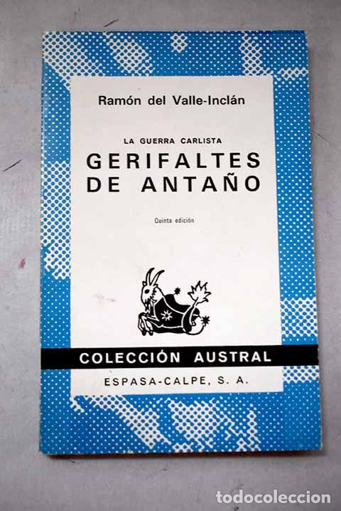 Libros: Gerifaltes de anta&ntilde;o.- Valle-Incl&aacute;n, Ram&oacute;n del