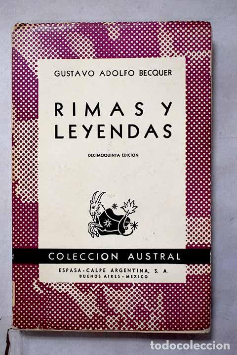 Libros: Rimas y Leyendas: B&eacute;cquer, Gustavo Adolfo.- B&eacute;cquer, Gustavo Adolfo