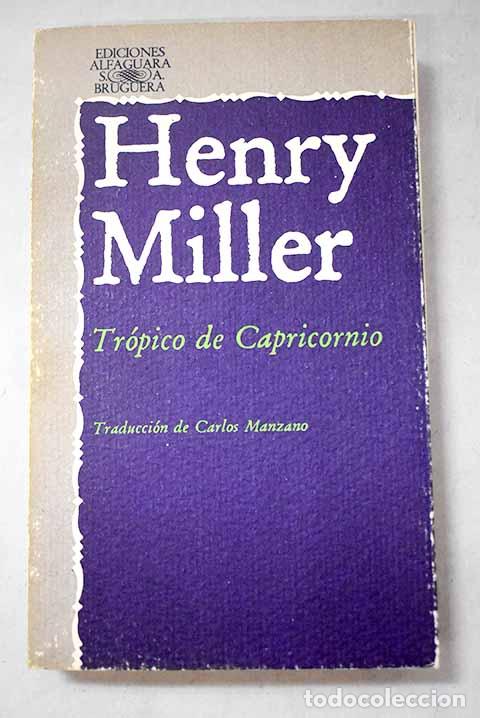 Livros em segunda m&atilde;o: Tr&oacute;pico de Capricornio.- Miller, Henry