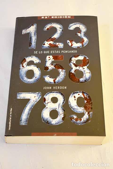 Libros: S&eacute; lo que est&aacute;s pensando.- Verdon, John