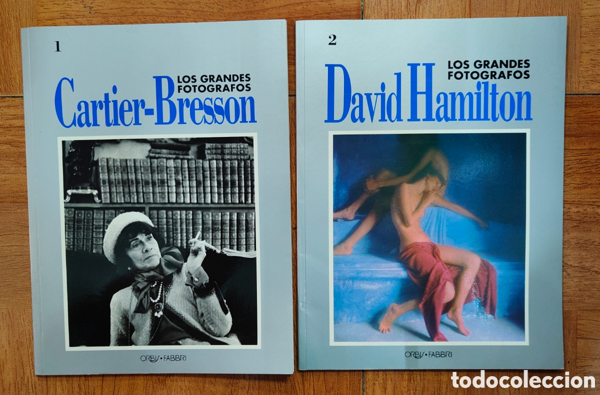 Livros em segunda m&atilde;o: Los Grandes Fot&oacute;grafos � 2 N&uacute;meros (1-2) � Orbis Fabri - Cartier-Bresson / David Hamilton